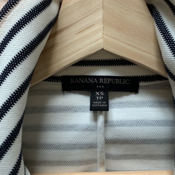 Banana Republic Factory pique striped blazer Sz XS - Picture 5 of 6